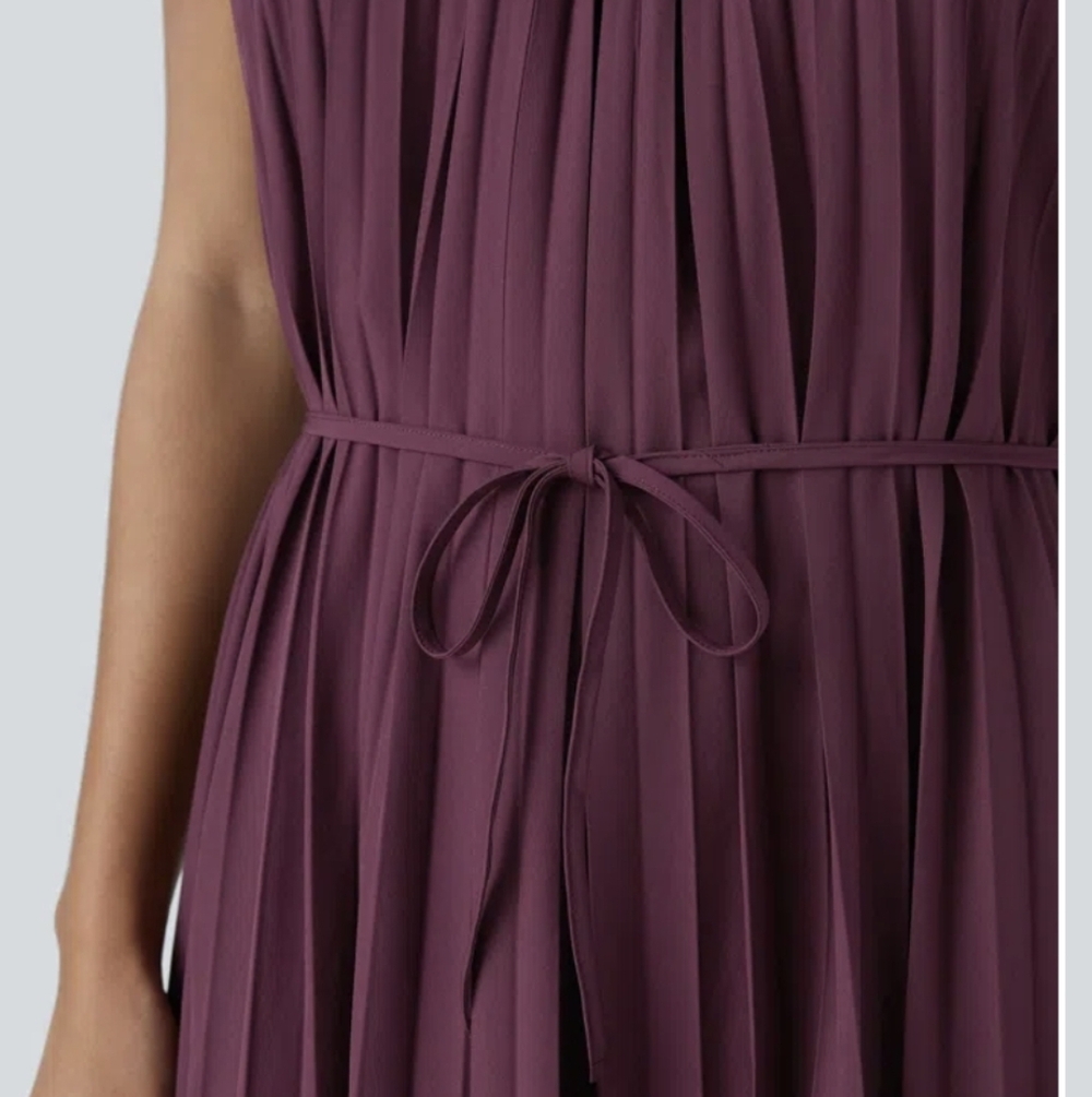 HALARA Breezeful Halter Tie Back Dress - Picture 14 of 16